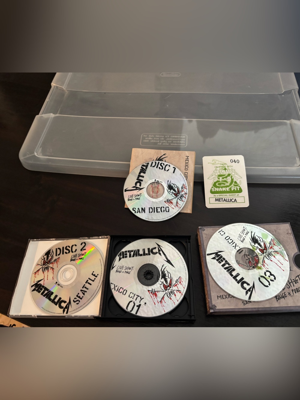 Metallica Live CD Set - Live Shit! Binge & Purge. Full collection